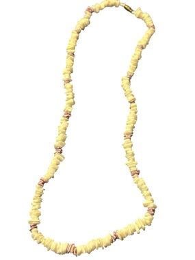 Yellow Shell Chip Necklace - Women Jewelry